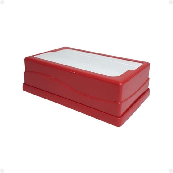 Imagem de Kit 10 Porta Guardanapo Plus Vermelho Prático