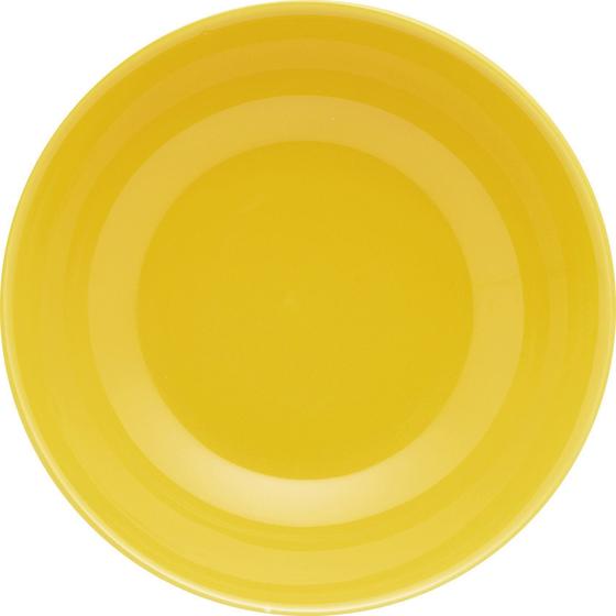 Imagem de Kit 10 Pratos Fundos Unni Yellow Oxford Cerâmica 20,5cm