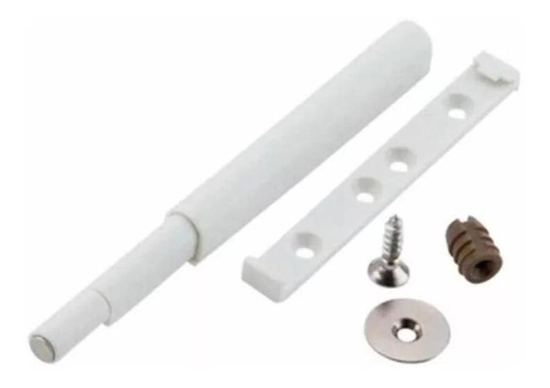 Imagem de Kit 10 Pulsador Tip-on Fecho Toque Magnético P/ Porta Móveis