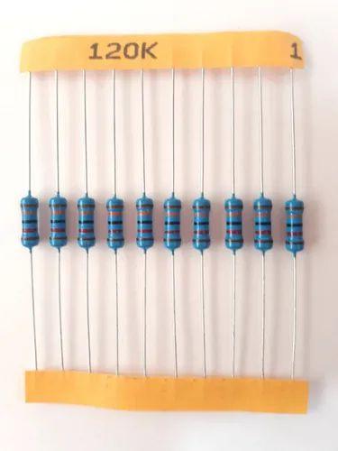 Imagem de Kit 10 Resistor De Precisão 120k 1/2w