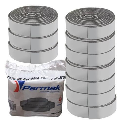 Kit 10 Rolos Fita De Espuma Para Chicote Com Cola Anti-Chama Menor preço em Kit 10 Rolos Fita De Espuma Para Chicote Com Cola Anti-Chama