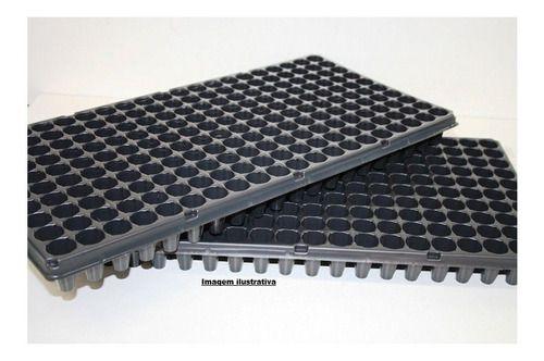 Imagem de Kit 10 Sementeira Para Produção De Mudas Bandeja 200 Células