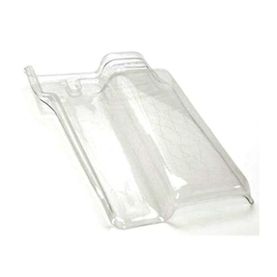 Kit 10 Telhas Romana Plástico Pet Thermo Transparente Menor preço em Kit 10 Telhas Romana Plástico Pet Thermo Transparente