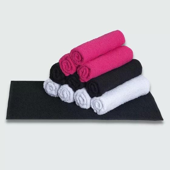 Imagem de Kit 10 toalhas de cabelo para salão 40x65