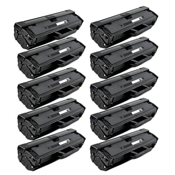 Imagem de Kit 10 Toner Compatível 105A W1105 W1105A P/ MFP135W C/ Chip