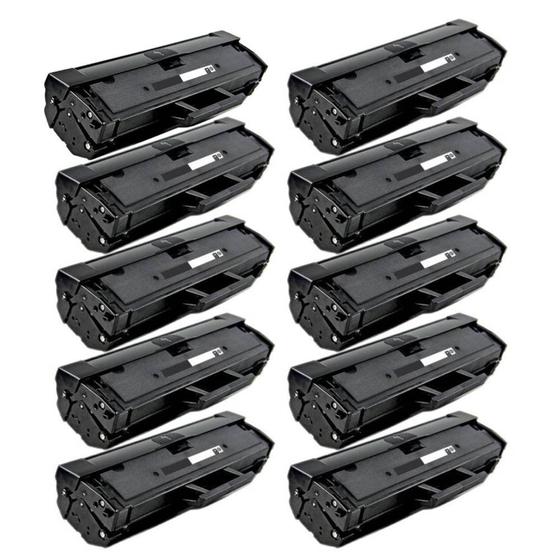 Imagem de Kit 10 Toner Compatível 105A W1105 W1105A P/ MFP135W S/ Chip