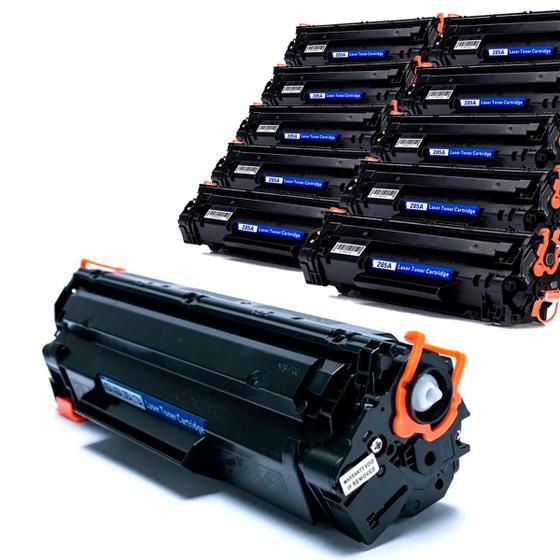 Imagem de KIT 10 Toner Compatível CE285A CB435A CB436A UNIVERSAL 85A  P1005 P1505 M1120 M1212 M1130 P1102w 1102w 1102