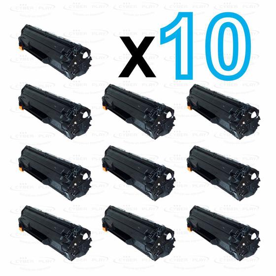 Imagem de Kit 10 Toner Compatível CE285A Universal Para P1102w M1132 M1210 M1212 M1210 Ce285a cb435a cb436a