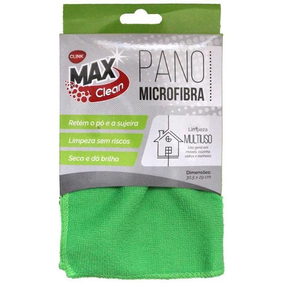 Imagem de Kit 10 Un Pano Multiuso Microfibra 30,5x29cm - Max Clean
