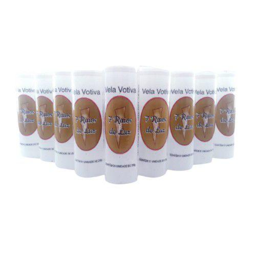 Imagem de Kit 10 und Velas Votivas Brancas 7 dias - 260 gr cada