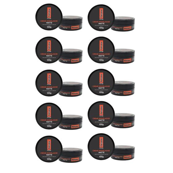 Imagem de Kit 10 Uni Creme Modelador Matte 100g Yelsew