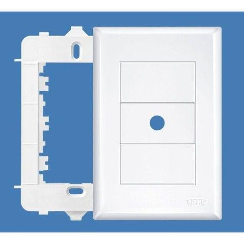 Imagem de Kit 10 Unid. Placa 4x2 + Suporte Com 1 Furo Evidence - Fame