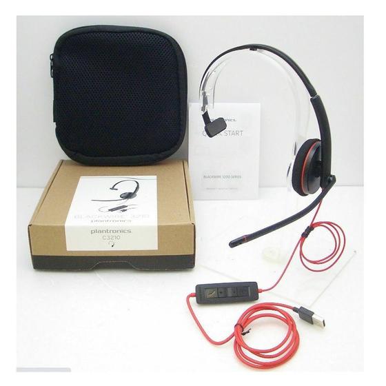 KIT 10 UNIDADES Headset Plantronics Blackwire C3210 Usb-A Menor preço em KIT 10 UNIDADES Headset Plantronics Blackwire C3210 Usb-A
