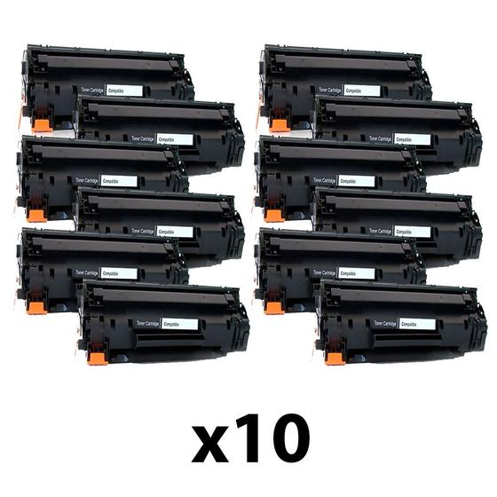 Kit 10 unidades - Toner Compatível Com Hp 285a / 435a / 436a / 278a - P1102w M1132 P1005 M1120 - NEUTRO Menor preço em Kit 10 unidades - Toner Compatível Com Hp 285a / 435a / 436a / 278a - P1102w M1132 P1005 M1120 - NEUTRO