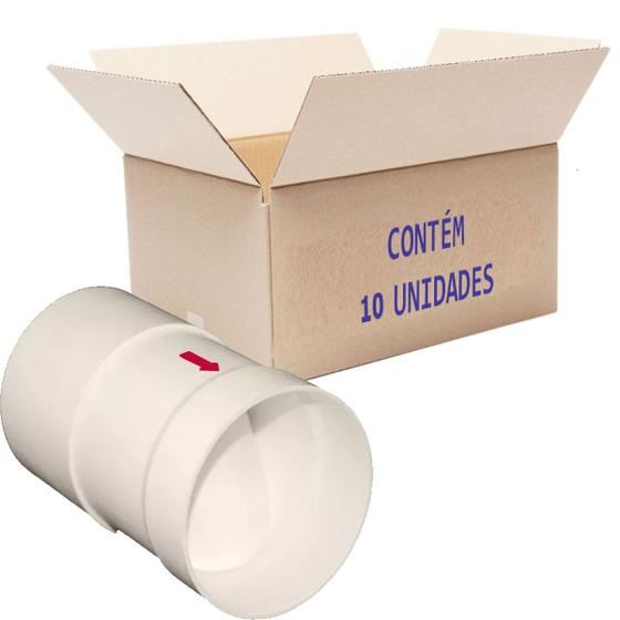 Imagem de Kit 10 Valvulas Luva Retenção De Esgoto Mau Cheiro E Animais
