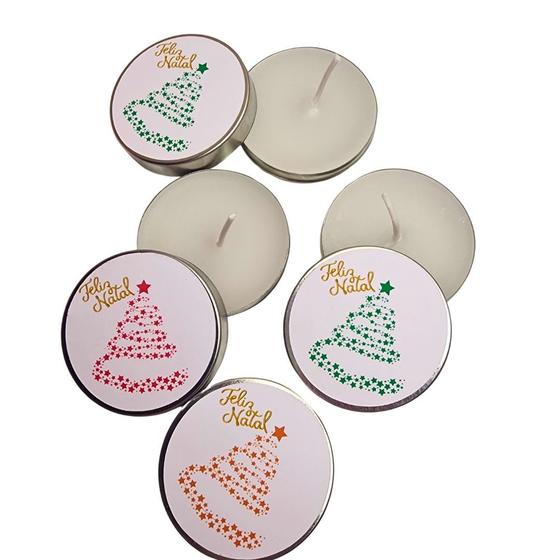 Imagem de Kit 10 Velas Natalinas Aromáticas Mimosê - Presenteie com Amor!