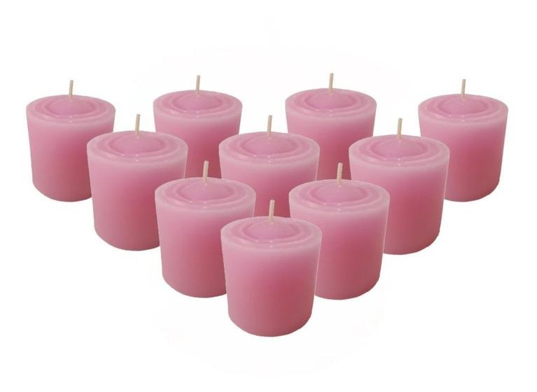 Imagem de Kit 10 Velas Perfumadas Com Aroma De Rosa - Perfume Seu Lar