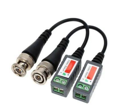Imagem de Kit 100 Balun AHD Conector Video Balun AHD- 100U