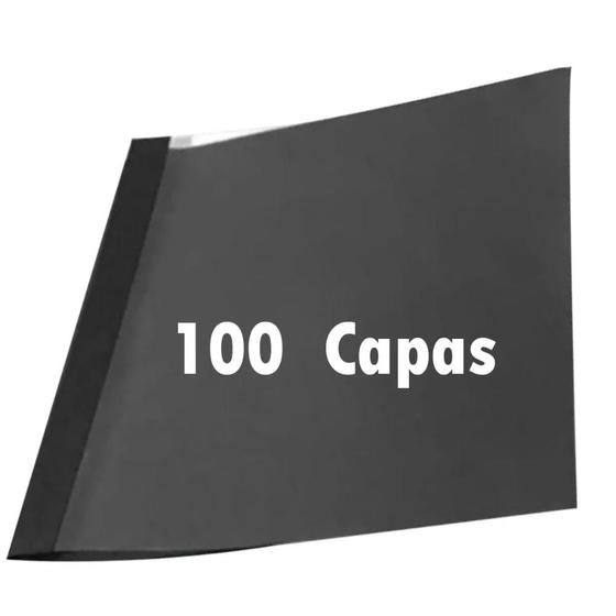 Imagem de Kit 100 Capas Para Encadernadora Térmica 1 a 150 Folhas Tamanho A4