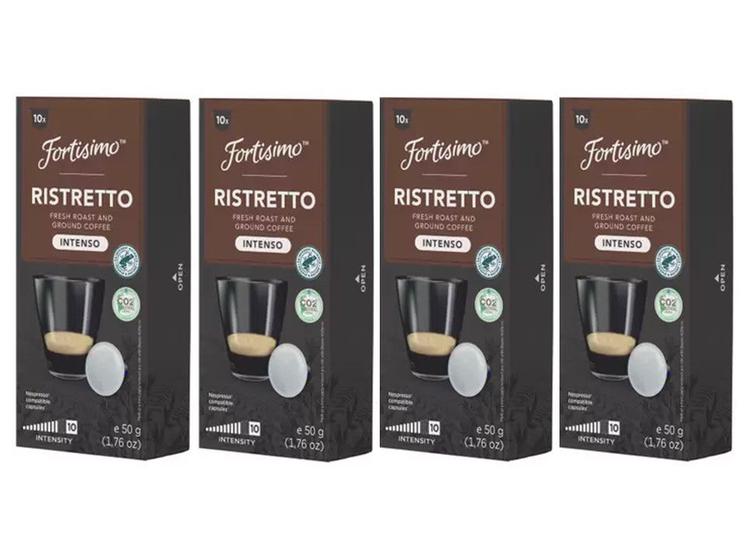 Kit 100 Cápsulas Nespresso Fortisimo Café Ristretto Importad Menor preço em Kit 100 Cápsulas Nespresso Fortisimo Café Ristretto Importad
