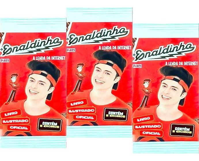 Kit 100 Figurinhas Do Álbum Enaldinho Lenda Internet Em 20 Envelopes ...