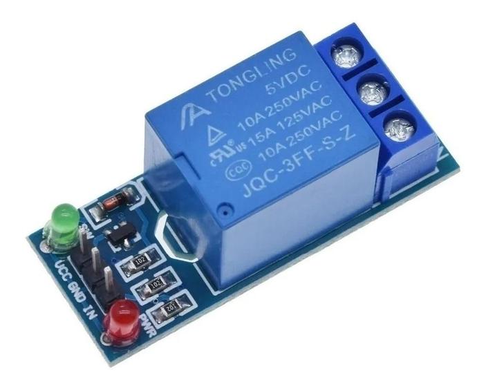 Imagem de Kit 100 Módulo Rele 1 Canal 5v 10a Com Led Arduino Avr Pic