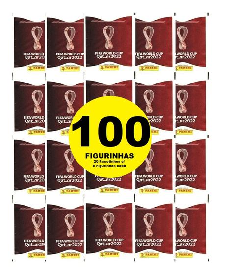 KIT / 100 ou 200 ou 300 FIGURINHAS DA COPA DO MUNDO 2022 ORIGINAL PANINI Menor preço em KIT / 100 ou 200 ou 300 FIGURINHAS DA COPA DO MUNDO 2022 ORIGINAL PANINI