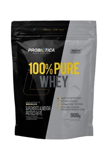 Imagem de Kit 100% Pure Whey Refil Probiótica Baunilha 900G 01