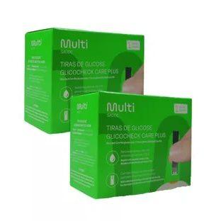 Imagem de Kit 100 Tiras P/ Glicose Glicocheck HC489 Multilaser