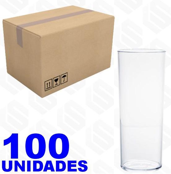 Imagem de KIT 100 UND - Long Drink TRANSPARENTE Para Transfer laser - 325 ML