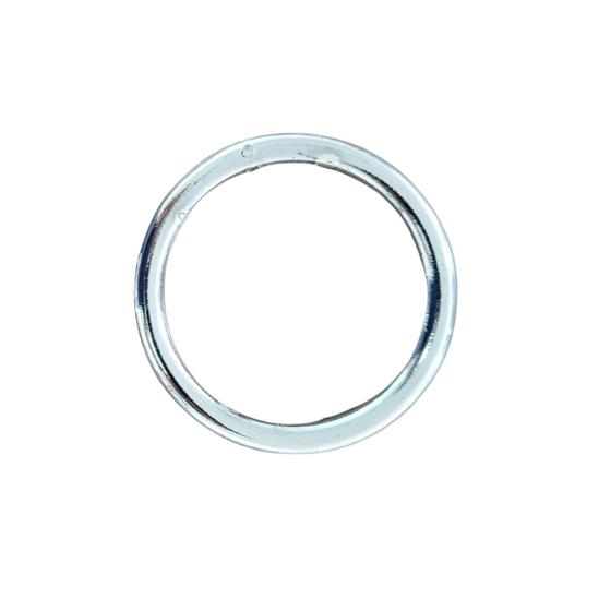 Imagem de Kit 100 unidades argola fina 28mm metalizada para cortina