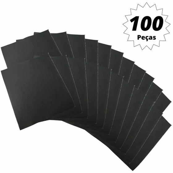 Imagem de Kit 100 Unidades Folha de Lixa D'Água Grão 080 TYROLIT