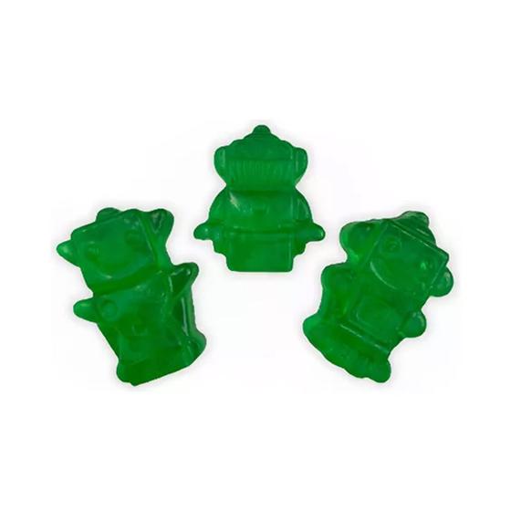 Imagem de Kit 100 Unidades Sabonete Artesanal Robô 3,5cm Lembrancinha
