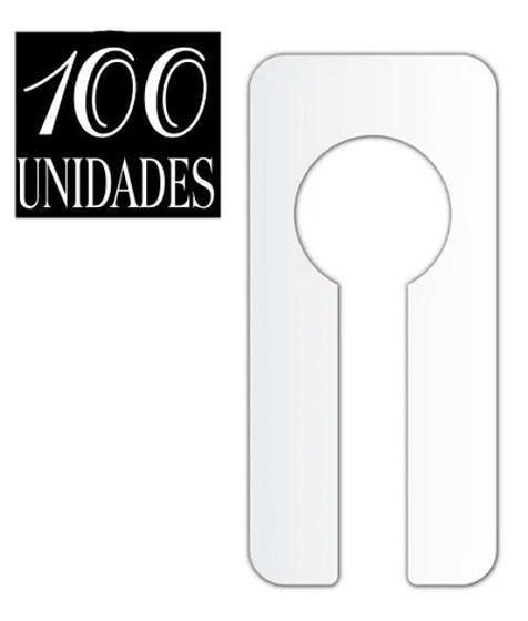 Imagem de Kit 100 Unidades Separador Organizador Cabides Em Acrílico