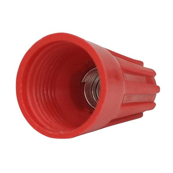 Imagem de Kit 1000x Conectores Junção Torção Vermelho De 4,0 a 16,0 mm Terminal Instalação Elétrica Energia Isolação Isolamento