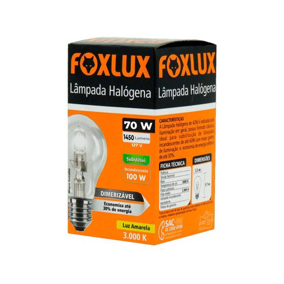 Imagem de Kit 10PC Lampada Halogena  70w 127v Classica - Foxlux