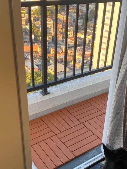Kit 10un Deck Madeira Plástica para Piscinas Jardins Menor preço em Kit 10un Deck Madeira Plástica para Piscinas Jardins
