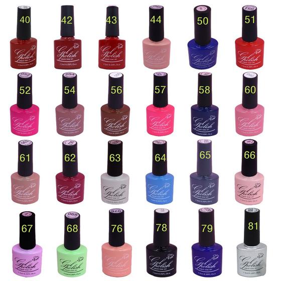 Imagem de Kit 10un Esmalte Gel Uv Esmalte Em Gel Kit Esmaltes Glitter Atacado