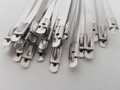 Kit 10x Abraçadeiras Zip Tie Termotape Aço Inox 316 5x362mm Menor preço em Kit 10x Abraçadeiras Zip Tie Termotape Aço Inox 316 5x362mm
