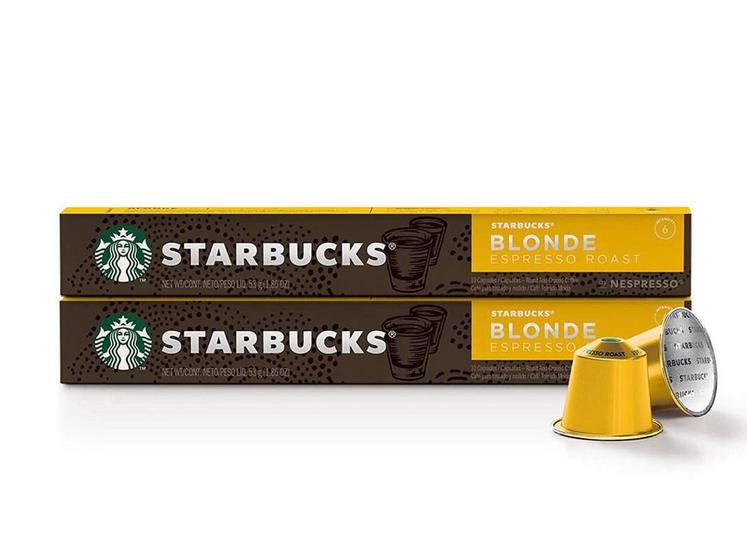 Imagem de Kit 10X Cápsulas Nespresso Starbucks Blonde Espresso Roast