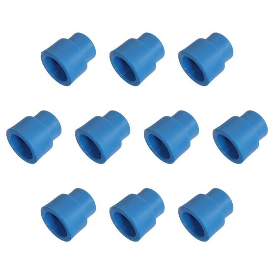 Imagem de KIT 10x Luva de Redução 25 x 20 mm PPR Azul para Rede de Ar Comprimido