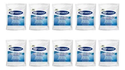 Imagem de Kit 10x Pastilha De Cloro Premium Hidroazul 200g