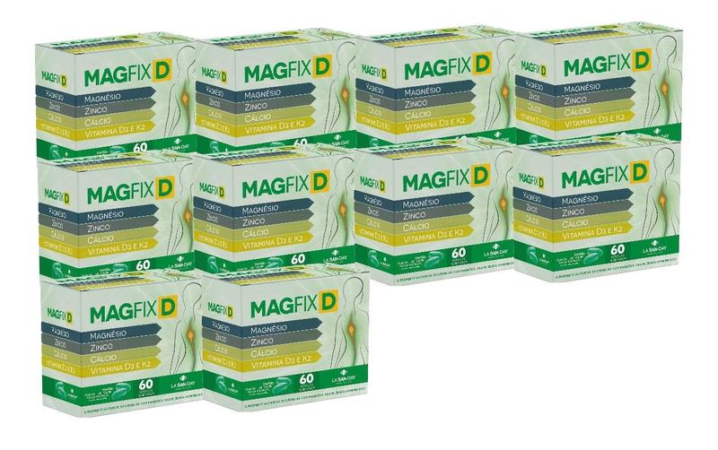 Imagem de Kit 10x Suplemento Magfix D Com 60 Cápsulas - La San Day