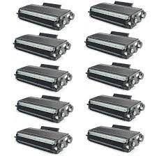 Imagem de Kit 10x Toner Compatível Brother TN580 TN650 Novos  HL5240 HL5250DN MFC-8460N  Premium 7.000 Impressões