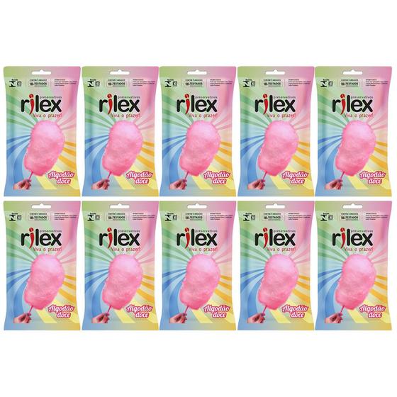 Kit 10x3 Preservativo Rilex Algodão Doce (30 Camisinhas) Menor preço em Kit 10x3 Preservativo Rilex Algodão Doce (30 Camisinhas)