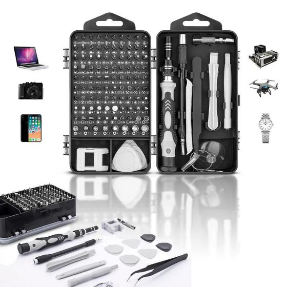 Kit 115 Chave de Precisão Jogo de Reparo Eletrônica Com Bolsa Portátil Celular Notebook Tablet Menor preço em Kit 115 Chave de Precisão Jogo de Reparo Eletrônica Com Bolsa Portátil Celular Notebook Tablet