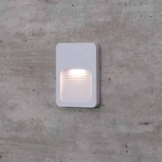 Imagem de Kit 12 Balizador Led Externo Ip65 Super Led 2w Padrão Escada 4x2