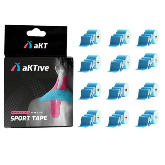 Imagem de Kit 12 Bandagem Elástica Adesiva Aktive Sport Tape