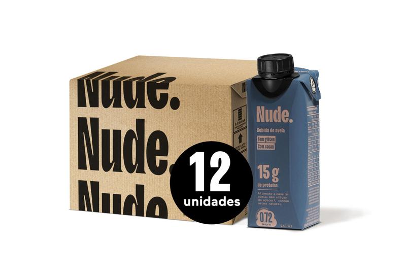 Kit 12 Bebida Proteinada Cacau Nude 250ml Menor preço em Kit 12 Bebida Proteinada Cacau Nude 250ml
