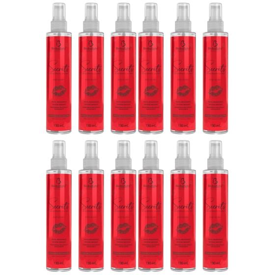 Imagem de Kit 12 Body Splash Desodorante Secrets 130Ml - Bio Instinto